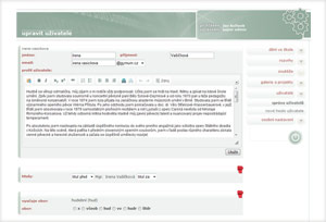 Informační systém - upravit uživatele